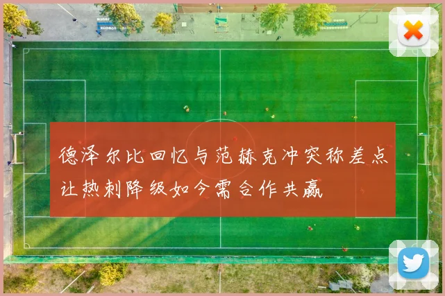 德泽尔比回忆与范赫克冲突称差点让热刺降级如今需合作共赢